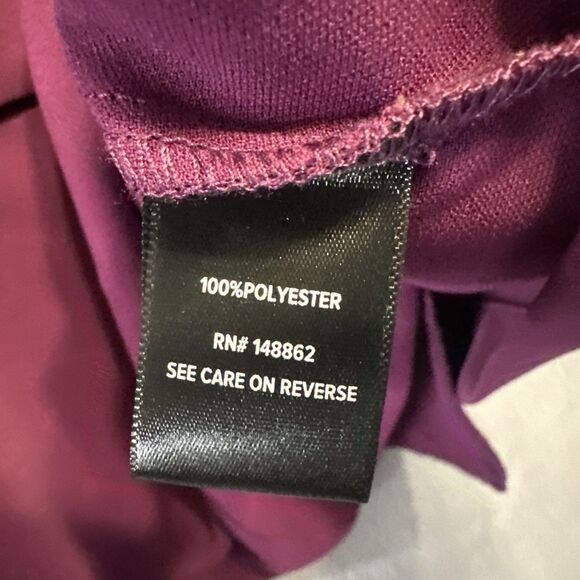 Torrid One Button Blazer Jacket Womens Plus Size 5X Burgundy Office Business - Picture 7 of 8